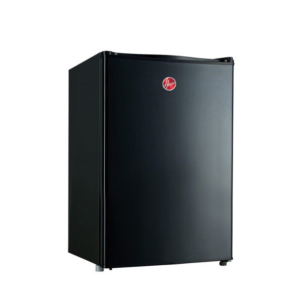 Hoover - HSD-K92-B 92L Single Door Compact Refrigerator with Freezer Compartment - Mechanical Control. Adjustable Thermostat. Security Lock. 1 Removable Shelf. Defrost Feature. 1 Year Warranty. Black