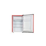 ⁦Hoover 92LSingle Door Compact Refrigerator with Freezer Compartment - Mechanical Control. Adjustable Thermostat. Security Lock. 1 Removable Shelf. Defrost Feature. 1 Year Warranty.Red- HSD-K92-R⁩ - الصورة ⁦2⁩