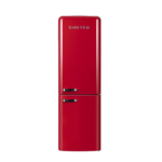 Hoover 300L Bottom Mount Retro Style Refrigerator. Total No Frost Design. Metal Texture Handle. Electronic Control & LED Light. Silver Strip & Ice Twister. 1 Year Warranty.Red - HBR-M300-RR