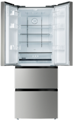 Hoover 534 Liters French Door Refrigerator Dual Inverter Refrigerator. LED Display with Touch Control. 1 Year Mfg & 10-Year Warranty on Inverter Compressor. 50/60 Hz Inox - HFD-M438-S - الصورة 2