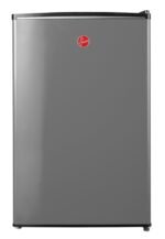 Hoover 160L Single Door Compact Refrigerator with Freezer Compartment - Mechanical Control. Adjustable Thermostat. Security Lock. 1 Removable Shelf. Defrost Feature. Silver - HSD-K160-S