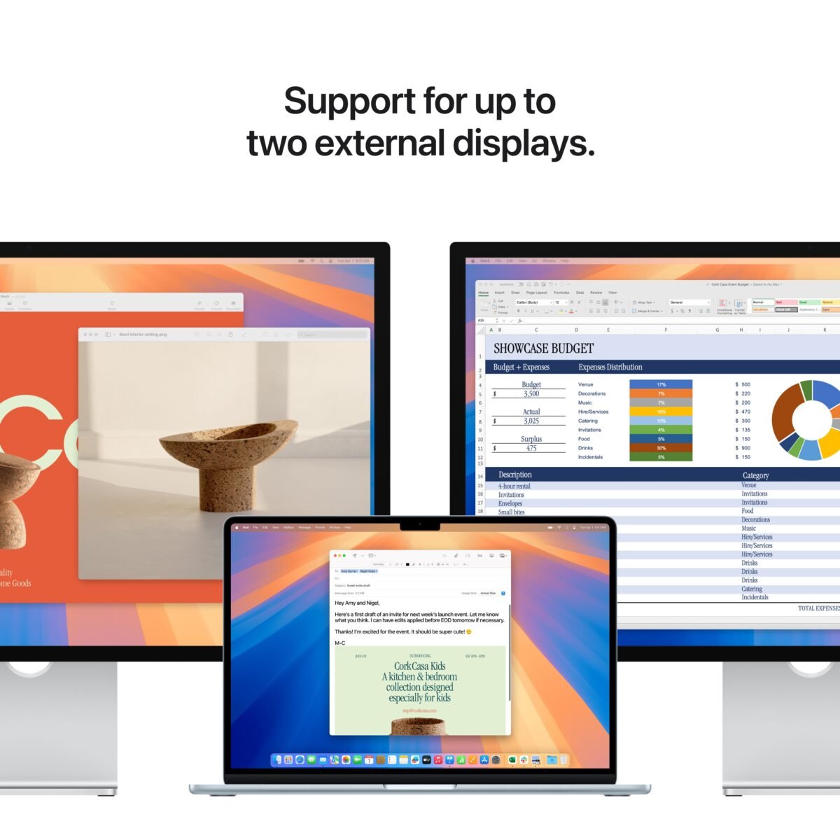 ⁦15-inch MacBook Air: Apple M4 chip with 10-core CPU and 10-core GPU. 16GB. 256GB SSD - Starlight⁩ - الصورة ⁦9⁩