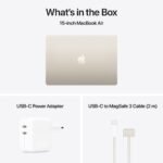 15-inch MacBook Air: Apple M4 chip with 10-core CPU and 10-core GPU. 16GB. 256GB SSD - Starlight - الصورة 11