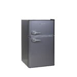 Hoover Top Mount Refrigerator - Light Retro Style. 121L Gross Capacity. Defrost. Mechanical Control. Interior Light. Silver - HTR-K121-S - الصورة 2