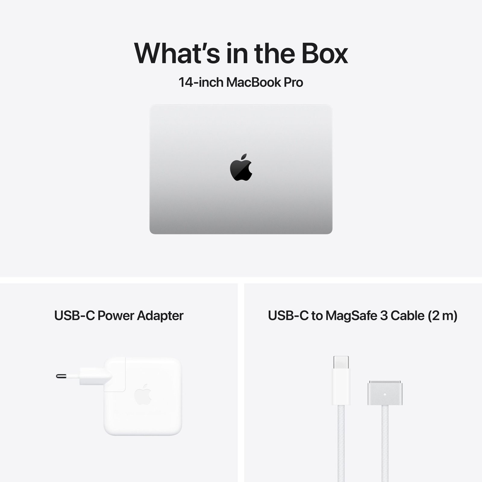 ⁦14-inch MacBook Pro: Apple M4 chip with 10-core CPU and 10-core GPU. 512GB SSD - Silver⁩ - الصورة ⁦8⁩