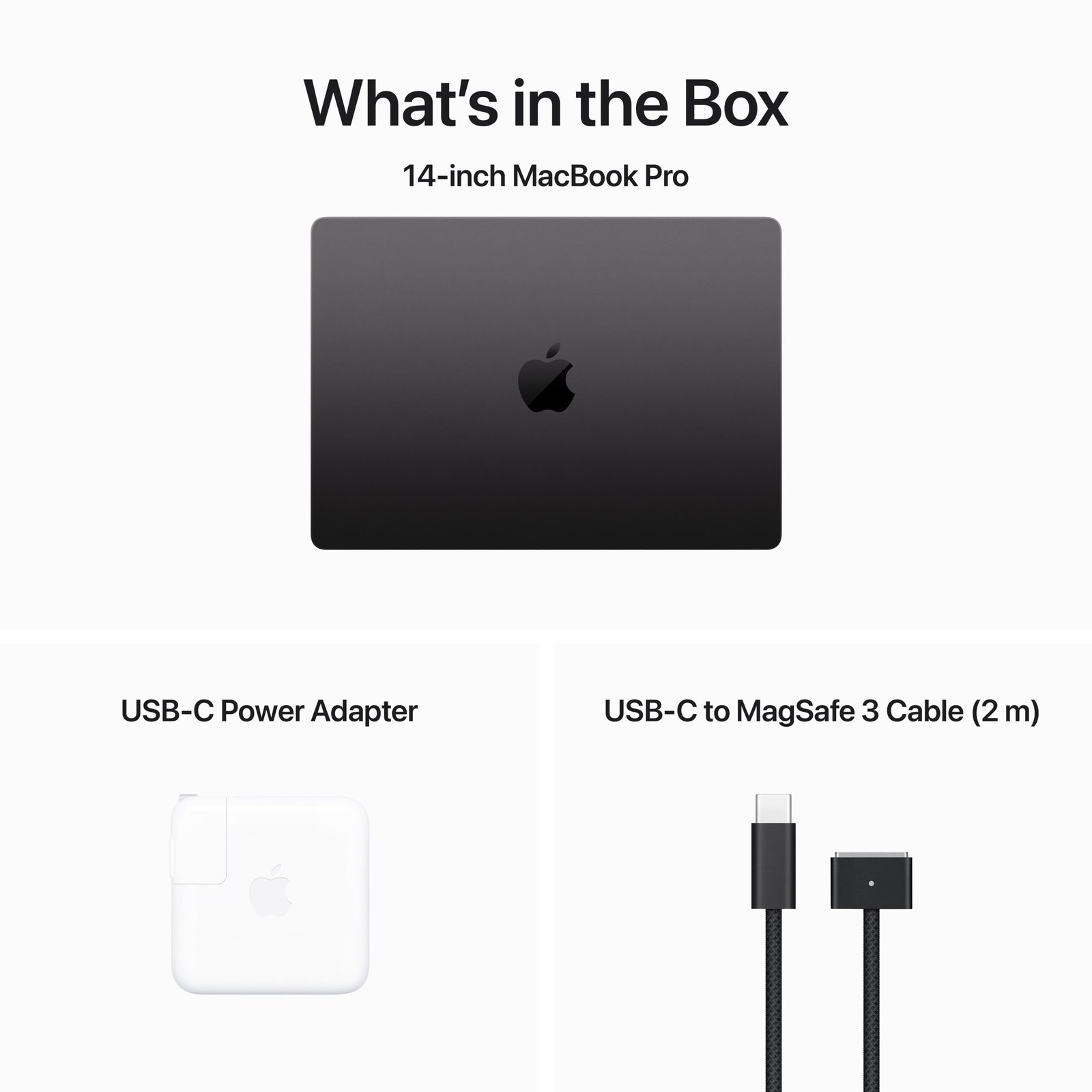 ⁦14-inch MacBook Pro: Apple M3 Pro chip with 11‑core CPU and 14‑core GPU. 512GB SSD - Space Black⁩ - الصورة ⁦10⁩