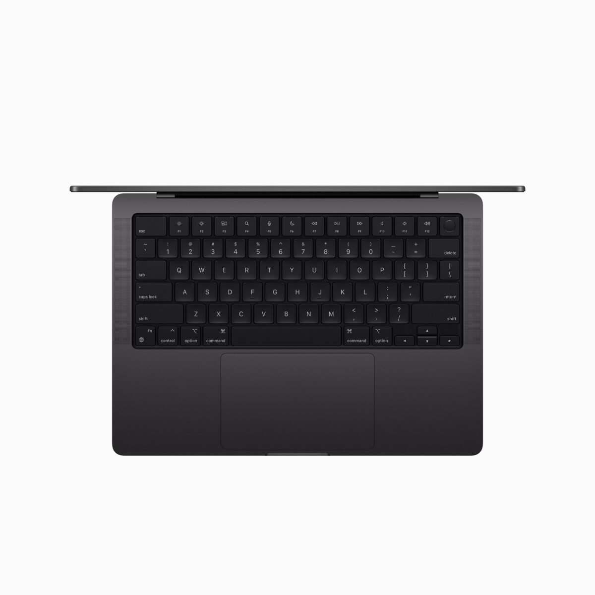 ⁦14-inch MacBook Pro: Apple M3 Pro chip with 11‑core CPU and 14‑core GPU. 512GB SSD - Space Black⁩ - الصورة ⁦2⁩