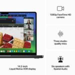 14-inch MacBook Pro: Apple M3 Pro chip with 11‑core CPU and 14‑core GPU. 512GB SSD - Space Black - الصورة 5