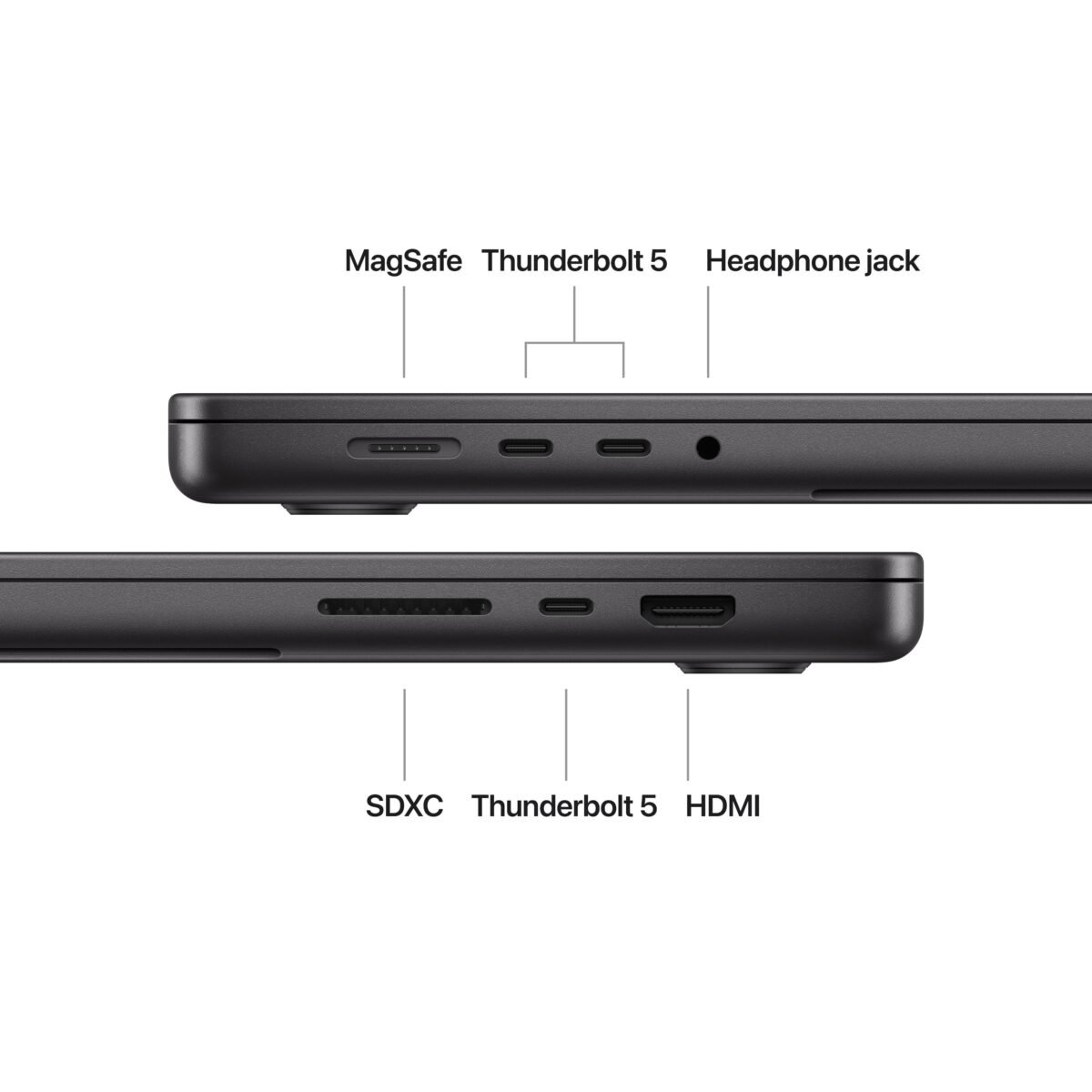 ⁦16-inch MacBook Pro: Apple M4 Max chip with 16‑core CPU and 40‑core GPU. 1TB SSD - Space Black⁩ - الصورة ⁦7⁩
