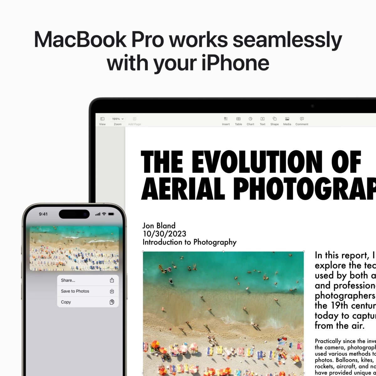 ⁦16-inch MacBook Pro: Apple M3 Max chip with 14‑core CPU and 30‑core GPU. 1TB SSD - Silver⁩ - الصورة ⁦7⁩