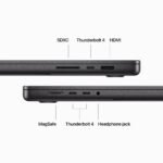 16-inch MacBook Pro: Apple M3 Pro chip with 12‑core CPU and 18‑core GPU. 512GB SSD - Space Black - الصورة 6