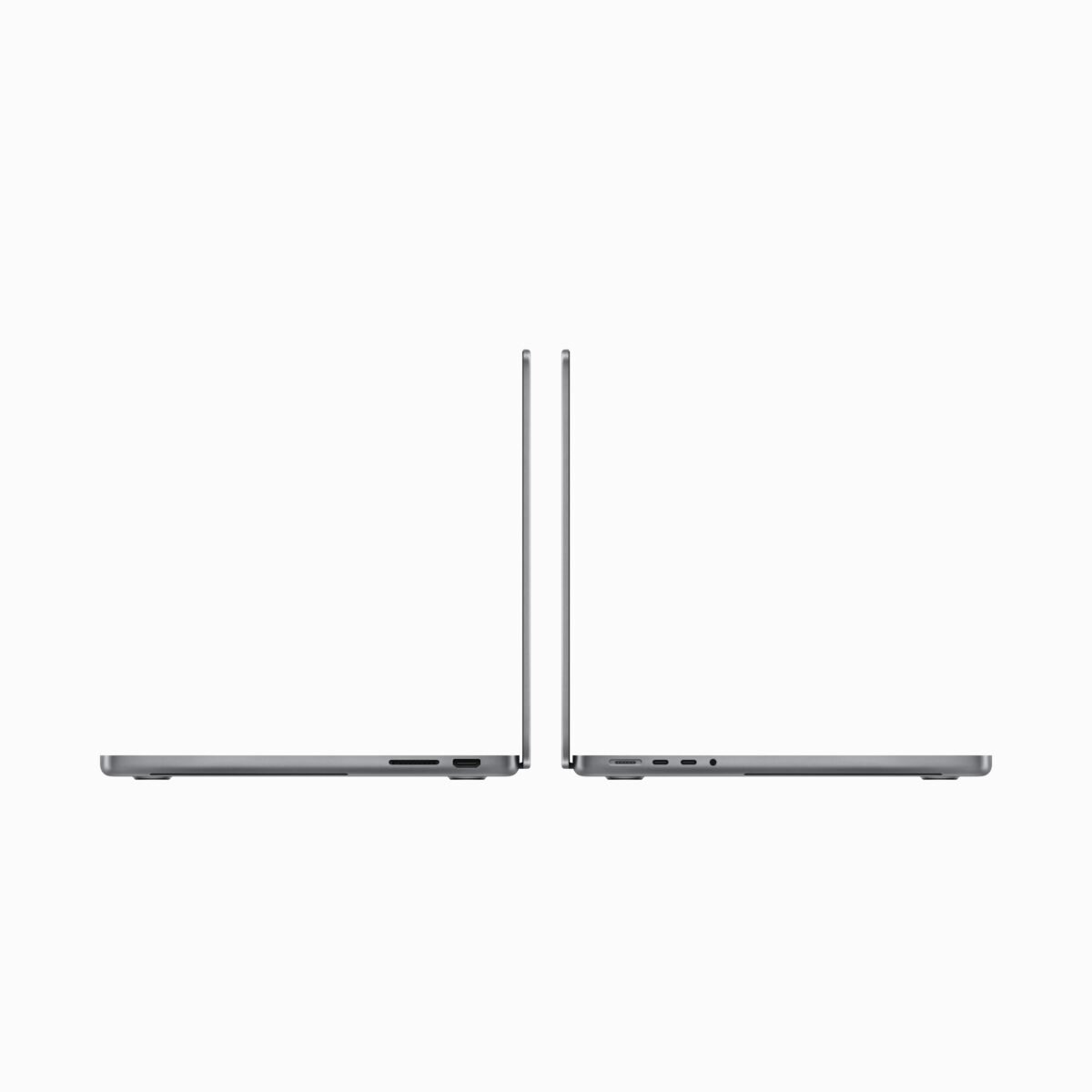 ⁦14-inch MacBook Pro: Apple M3 chip with 8‑core CPU and 10‑core GPU. 512GB SSD - Space Gray⁩ - الصورة ⁦3⁩