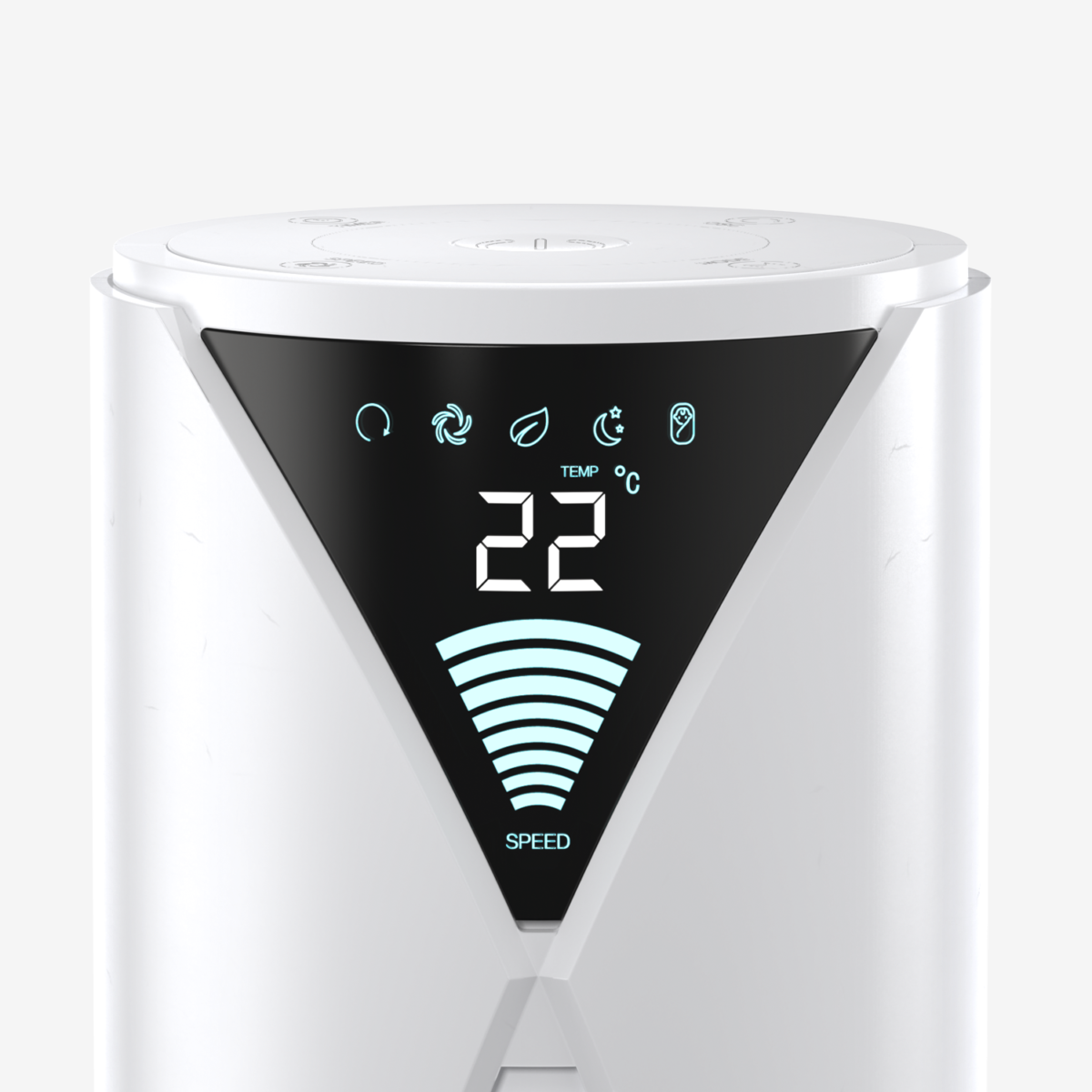 ⁦46 Oscillating Tower Fan - White⁩ - الصورة ⁦3⁩