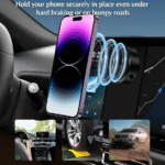 ⁦360° Magnetic Car Suction Phone Holder⁩ - الصورة ⁦4⁩