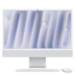 24-inch iMac with Retina 4.5K display: Apple M4 chip with 8-core CPU and 8‑core GPU. 256GB SSD - Silver