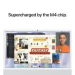 ⁦24-inch iMac with Retina 4.5K display: Apple M4 chip with 8-core CPU and 8‑core GPU. 256GB SSD - Silver⁩ - الصورة ⁦6⁩