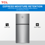 Tcl Top Mount Refrigerator Inox 700L - الصورة 4