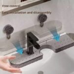 Suction Cup Vanity Shelf No-Punch Bathroom Bathroom Faucet Shelf Sink Mirror Front Organizer (PACK OF 5) - الصورة 2