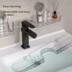 Suction Cup Vanity Shelf No-Punch Bathroom Bathroom Faucet Shelf Sink Mirror Front Organizer (PACK OF 5) - الصورة 5