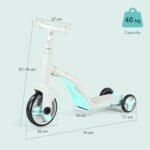 3 in 1 Kids Convertible Scooter - الصورة 4