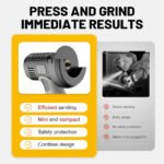🧰12V Mini Angle Grinder with Cutting Disc - الصورة 4